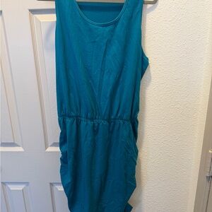 Lane Bryant Teal Scoop Neck Tank dress